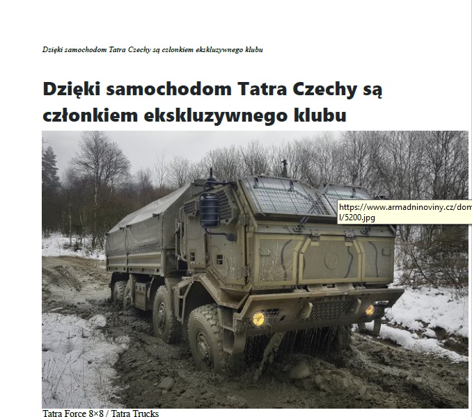 Read more about the article Dzięki samochodom Tatra Czechy są członkiem ekskluzywnego klubu