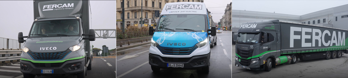 Read more about the article W kierunku zeroemisyjnego transportu towarowego – FERCAM, EDISON ENERGIA i IVECO: wspólnie zbudujmy przyszłość zrównoważonego transportu