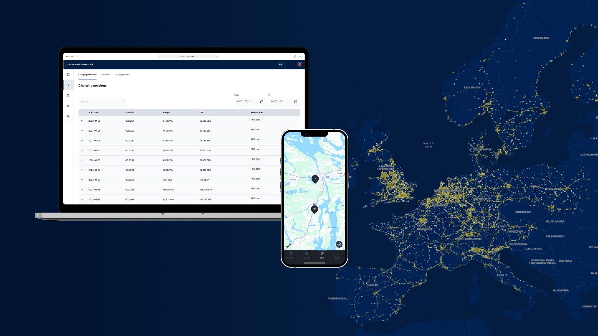 Read more about the article Nowa usługa Scanii ułatwi ładowanie elektrycznych ciężarówek i autobusów