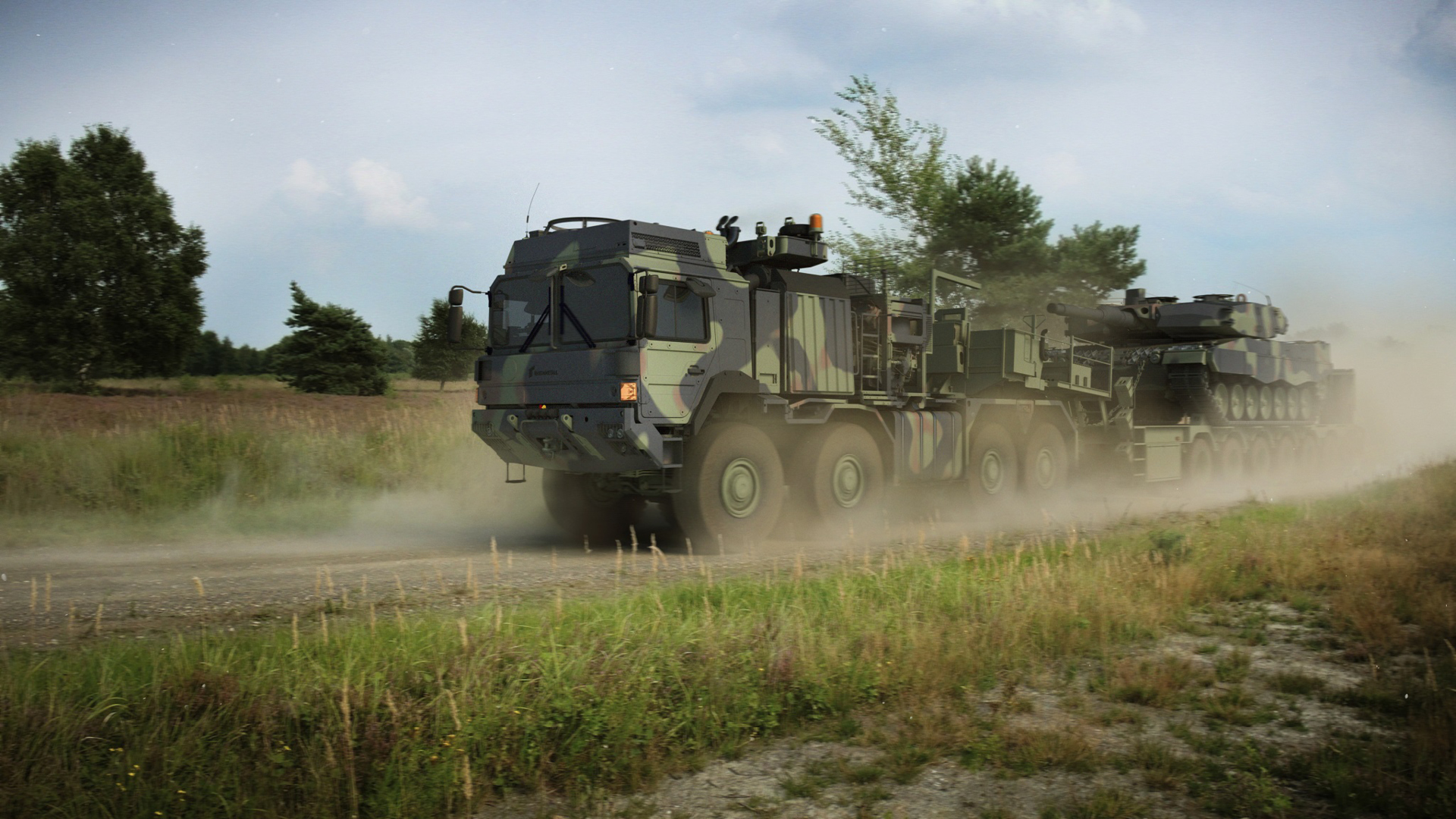 Read more about the article Bundeswehra zamawia kolejne 57 ciężkich ciągników siodłowo-balastowych – kontrakt wart ponad 50 mln EUR