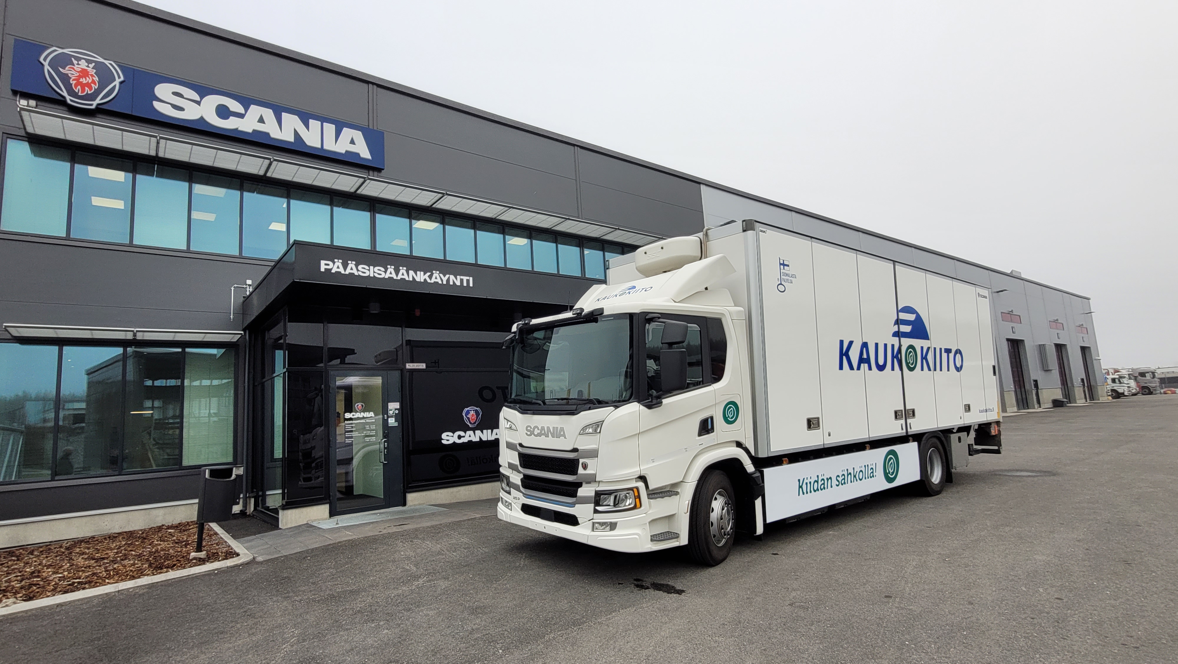 Read more about the article Pierwsza w pełni elektryczna Scania w Tampere została oddana do użytku