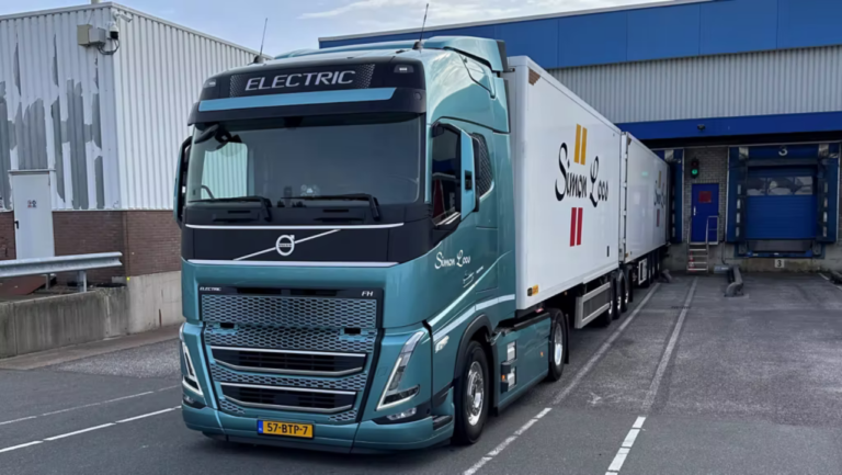 Read more about the article Simon Loos testuje elektryczne Volvo FH w 50-tonowym zestawie klasy LHV