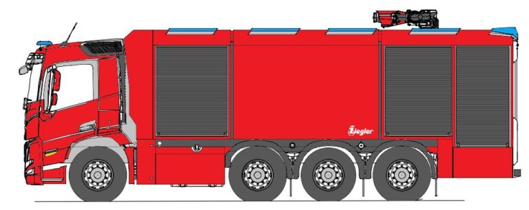 Read more about the article Ziegler i GB Rotterdam podpisały umowę na dostawę dziesięciu nowych ciężkich gaśniczych samochodów pianowych