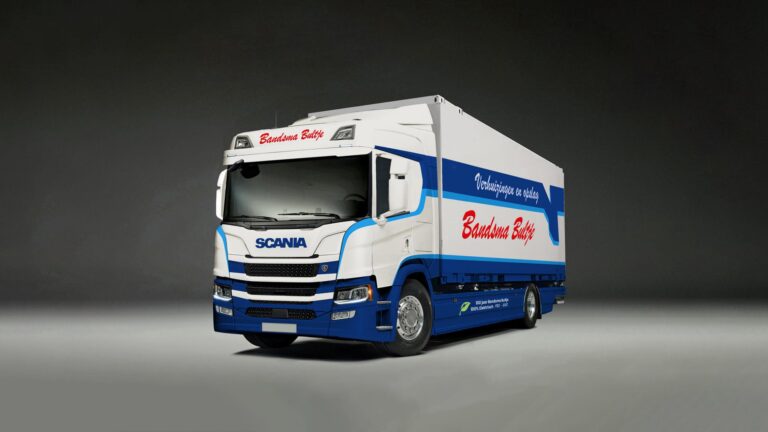 Read more about the article Elektryczna Scania do przeprowadzek Bandsma Bultje