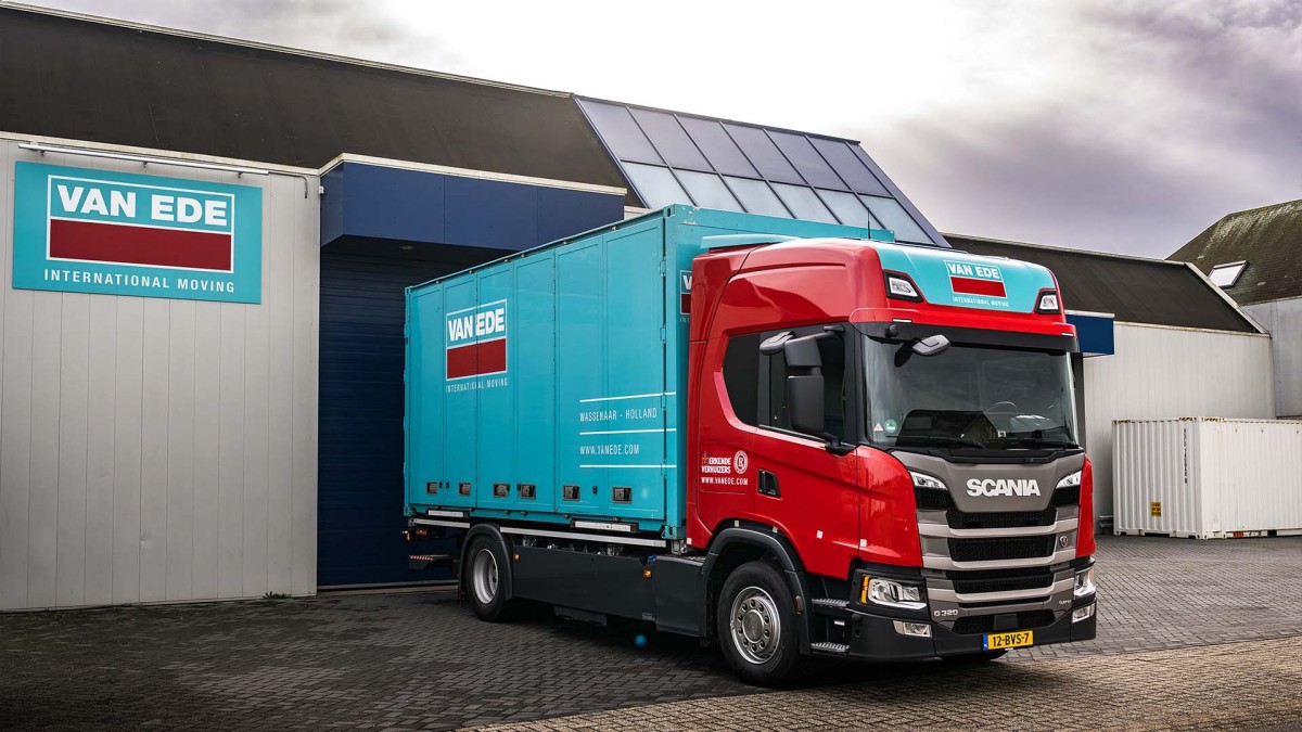 Read more about the article Van Ede wprowadza do eksploatacji hybrydową Scanię G320 PHEV