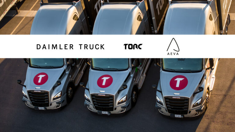 Read more about the article Daimler Truck i TORC Robotics wybierają firmę Aeva na dostawcę najnowocześniejszej technologii LiDAR do seryjnej produkcji autonomicznych ciężarówek