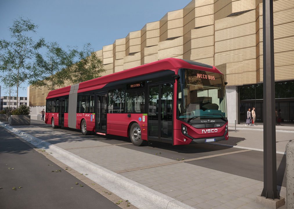 Read more about the article IVECO BUS zdobywa największy we Włoszech kontrakt na pojazdy o zerowej emisji na dostawę ponad 400 autobusów elektrycznych dla Rzymu