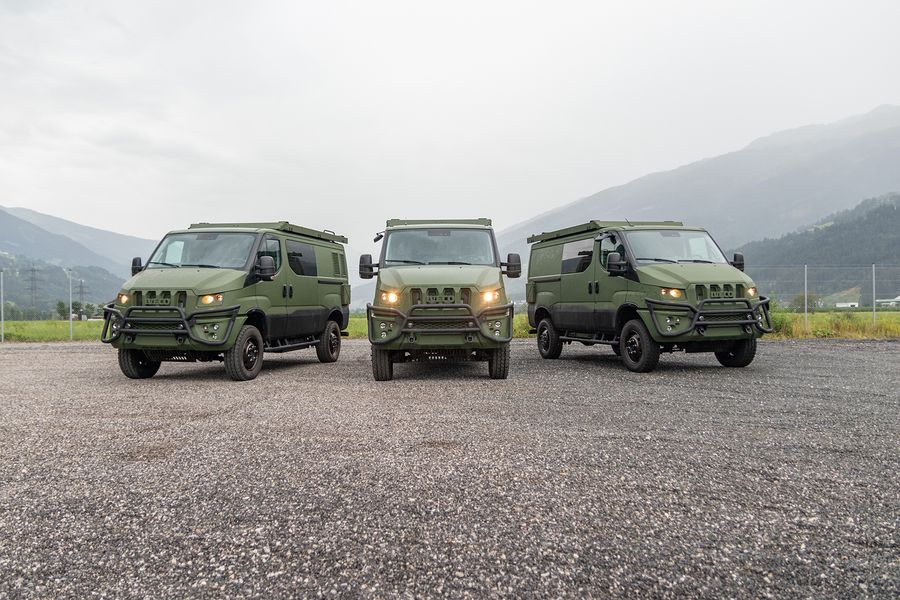 Read more about the article IDV IVECO MUV 4×4 TCN pokazany publicznie i nazwany Noriker