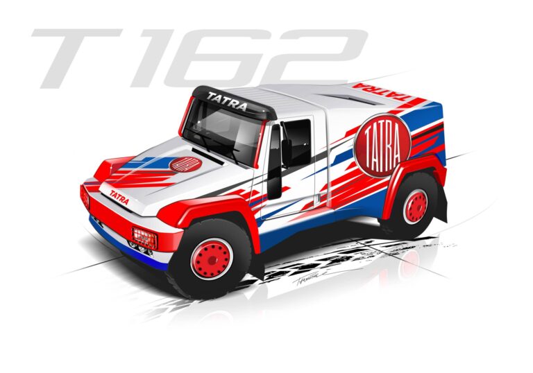 Read more about the article Wizualizacja specjalnego projektu TATRA 162 EX „Karel”