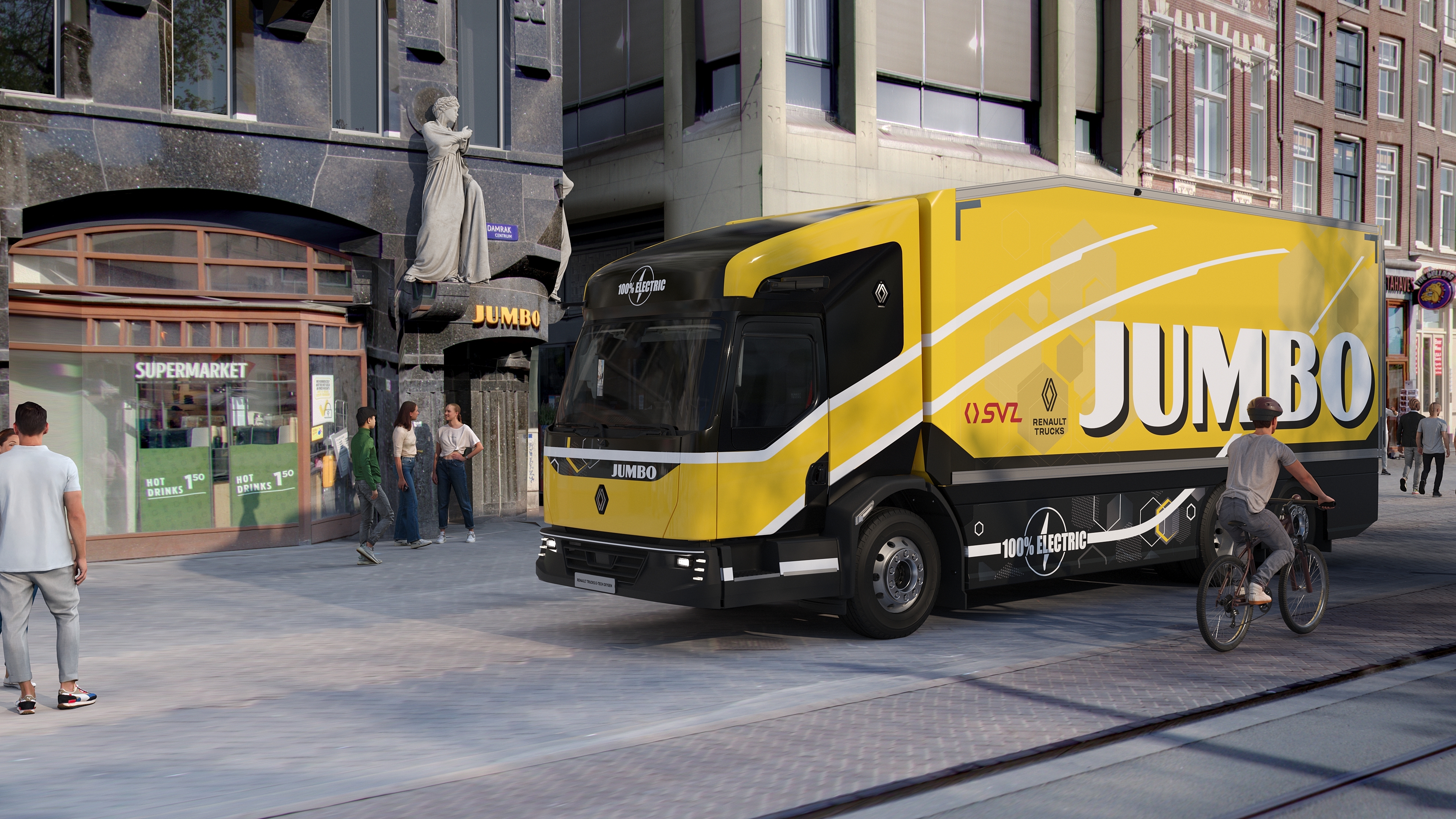 Read more about the article Renault Trucks, Jumbo i SVZ testują elektryczny prototyp „Oxygen” dedykowany logistyce miejskiej