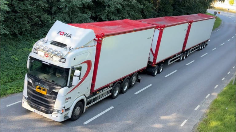 Read more about the article Energetyczne drzewne obiegi zamknięte obsługiwane przez super duży pojazd do transportu zrębków drzewnych zmniejszający liczbę przewozów o 30%