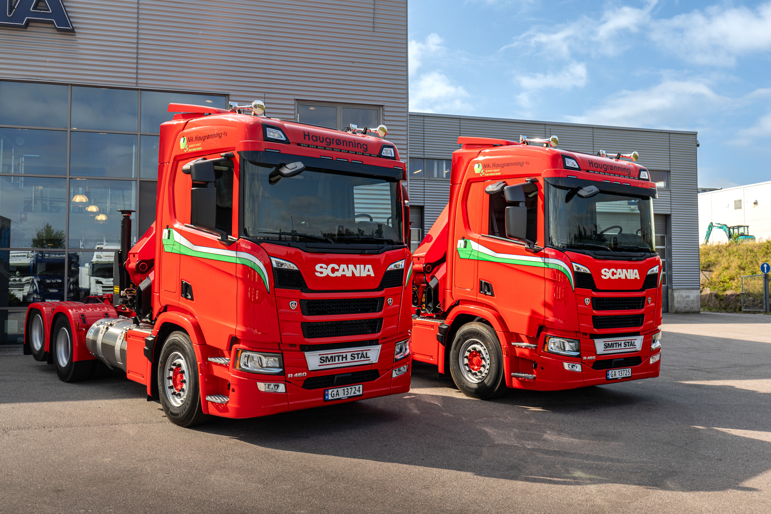 Read more about the article Ciężarówki Scania na gaz w Holmestrand