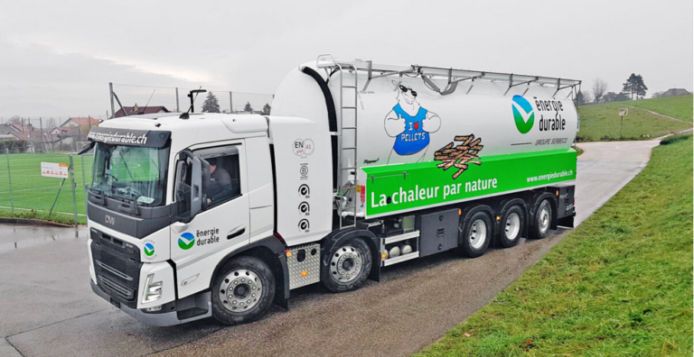 Read more about the article Energia z drewna transportowana jest elektrycznie. Energy Durable o zaletach i wadach elektrycznego transportu pelletu