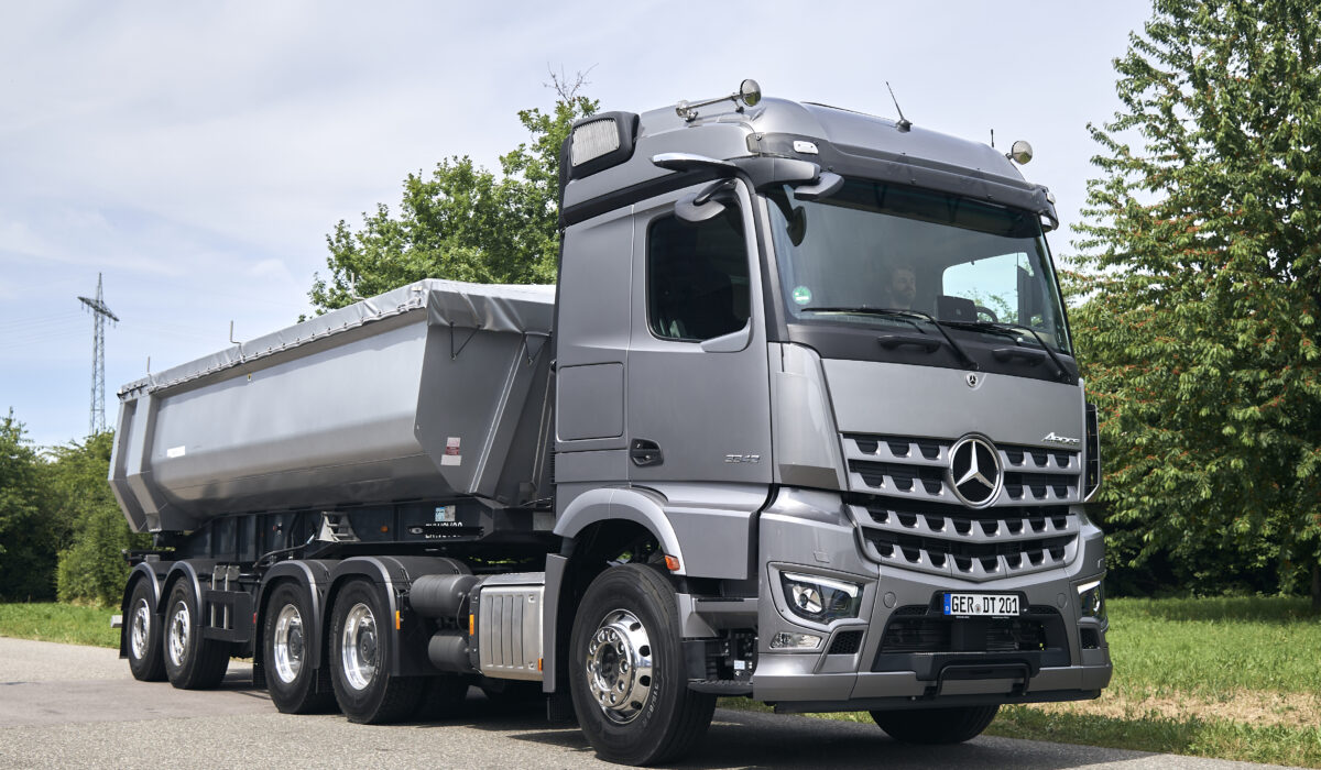 Mercedes-Benz Trucks präsentiert auf der bauma 2022 maßgeschneiderte integrierte Lösungen für den Bauverkehr

At the bauma 2022 trade show Mercedes-Benz Trucks to showcase customized, integrated solutions for construction transport