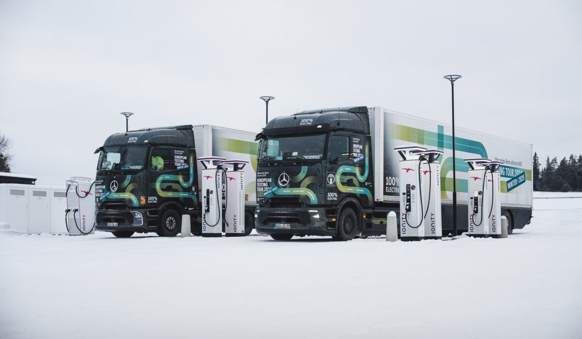 Mercedes-Benz Trucks eActros 600 Wintertesting
Mercedes-Benz Trucks eActros 600 Wintertesting