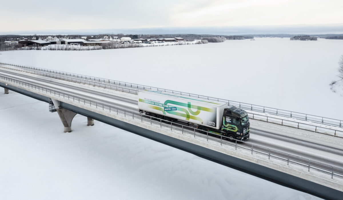 Mercedes-Benz Trucks eActros 600 Wintertesting
Mercedes-Benz Trucks eActros 600 Wintertesting