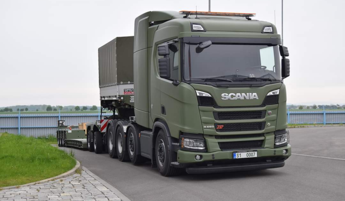 Czech Armed Forces received 4 new Scania R660,