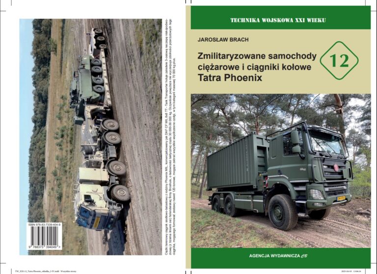 Read more about the article Nowa książka o ciężarówkach wojskowych z Wydawnictwa CB – tym razem poświęcona zmilitaryzowanym Tatrom Phoenix