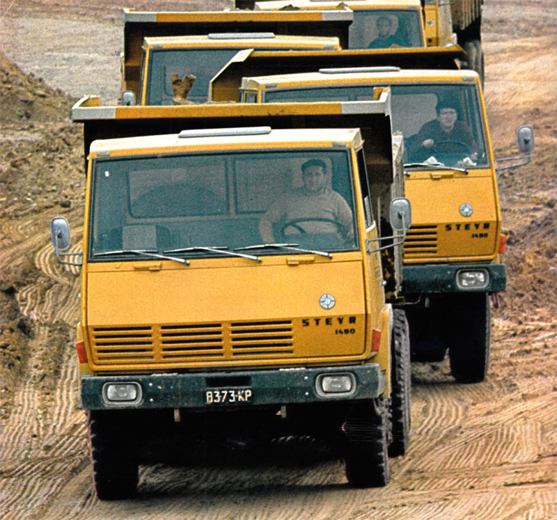 Read more about the article Wywrotki Steyr w Polsce – lata 70.
