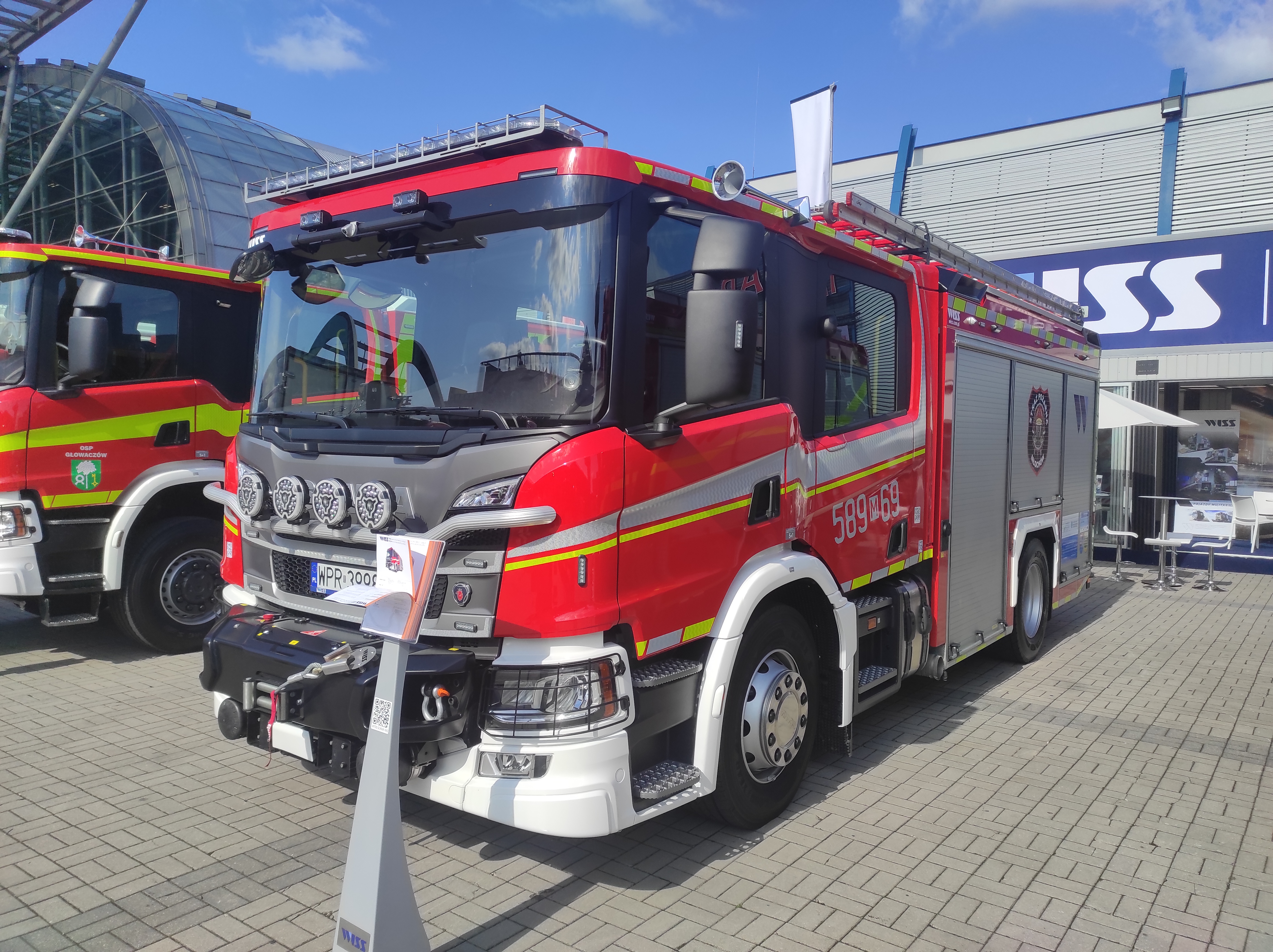 Read more about the article WISS – średni samochód ratowniczo-gaśniczy na podwoziu Scania P360 4×2