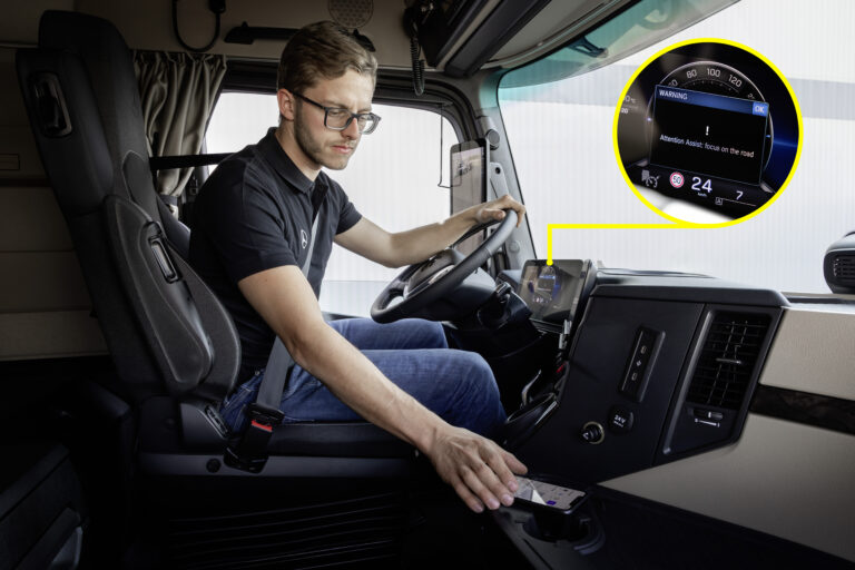 Read more about the article Kierunek widzenia, zmęczenie, otoczenie – Mercedes-Benz Trucks rozszerza systemy wspomagania kierowcy, aby od 2026 roku zapewnić większe bezpieczeństwo