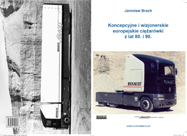Read more about the article Nowa książka z Wydawnictwa CB – Koncepcyjne i wizjonerskie europejskie ciężarówki z lat 80. i 90.