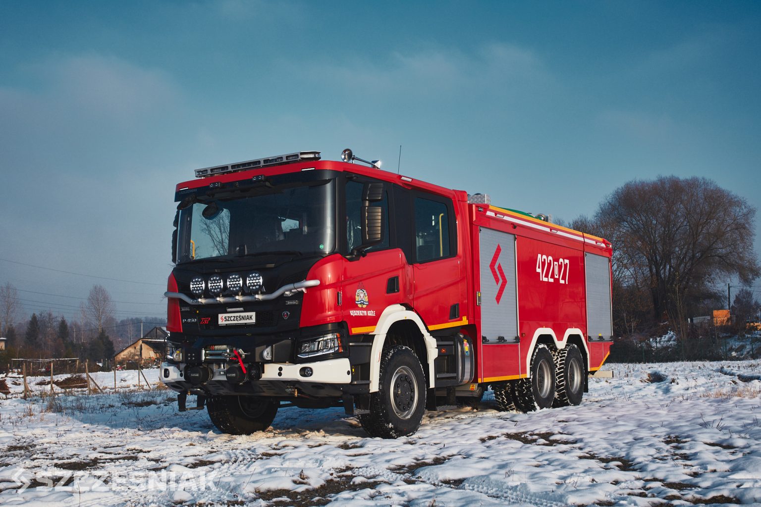 Read more about the article Ciężki samochód ratowniczo-gaśniczy na podwoziu Scania ze Szczęśniak PS dla Jednostki Ratowniczo-Gaśniczej nr 2 Komendy Powiatowej PSP w Kędzierzynie-Koźlu