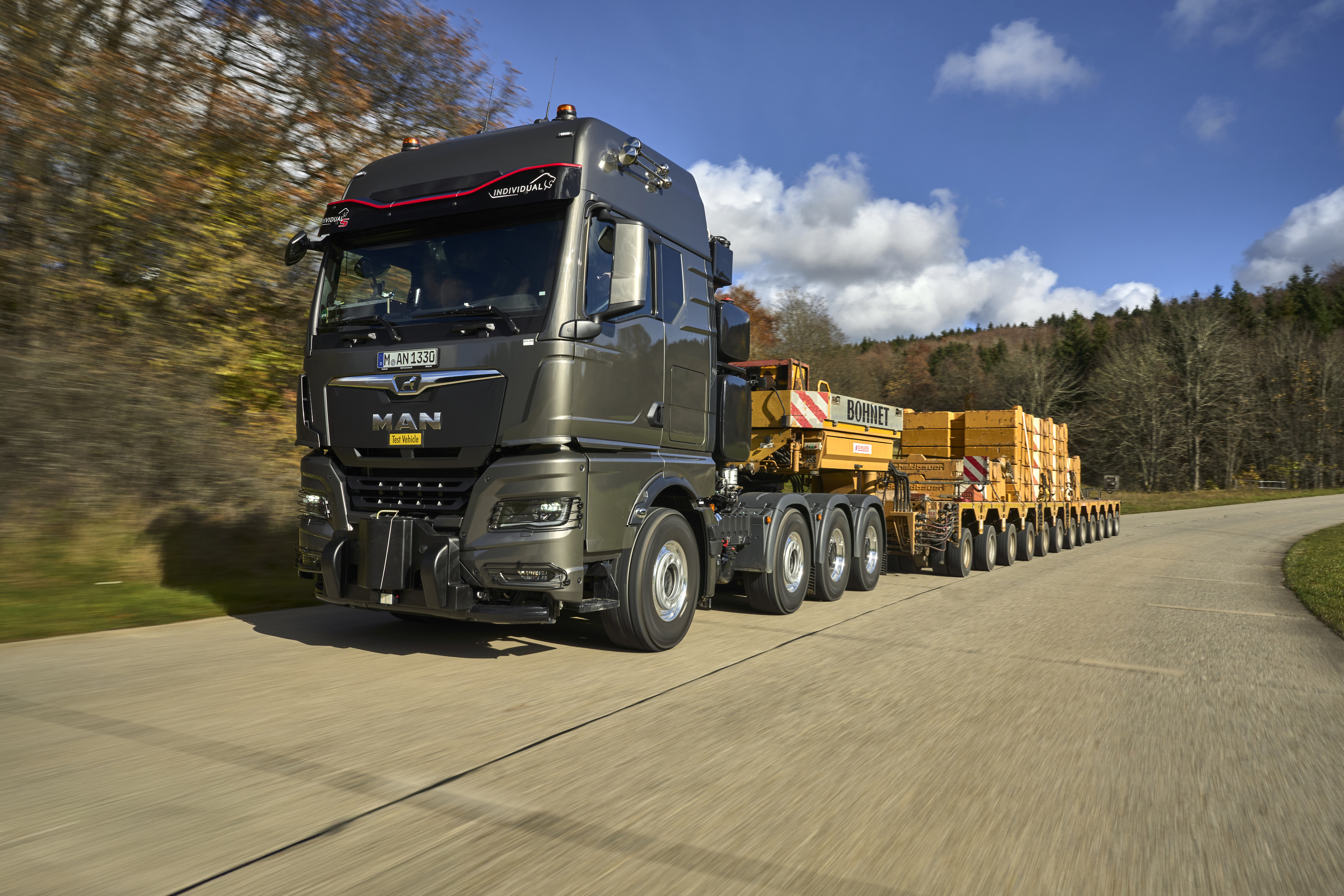 Read more about the article Nowy ciężki ciągnik siodłowo-balastowy MAN-a