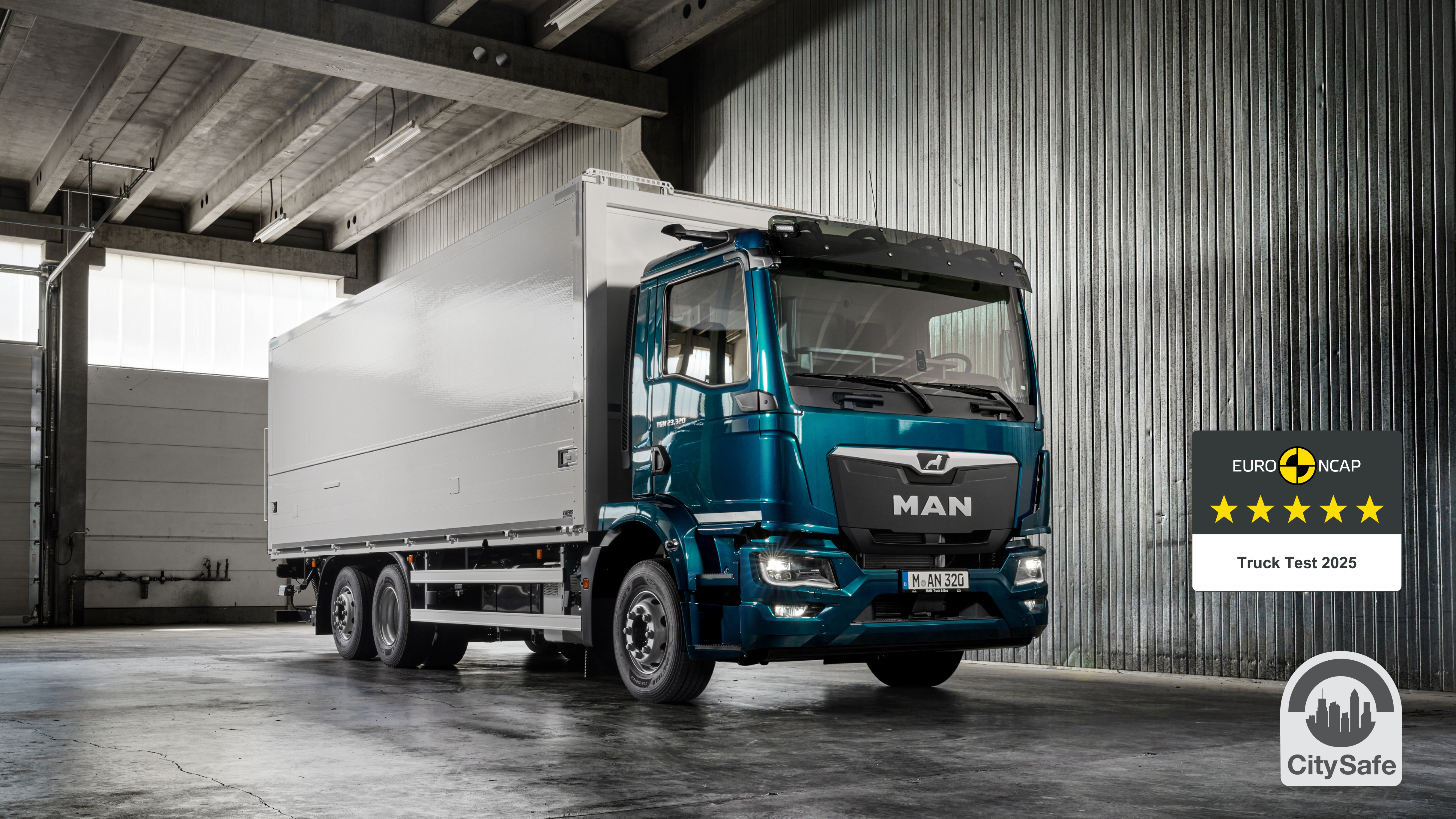Read more about the article 5 gwiazdek w teście Euro NCAP dla MAN TGM