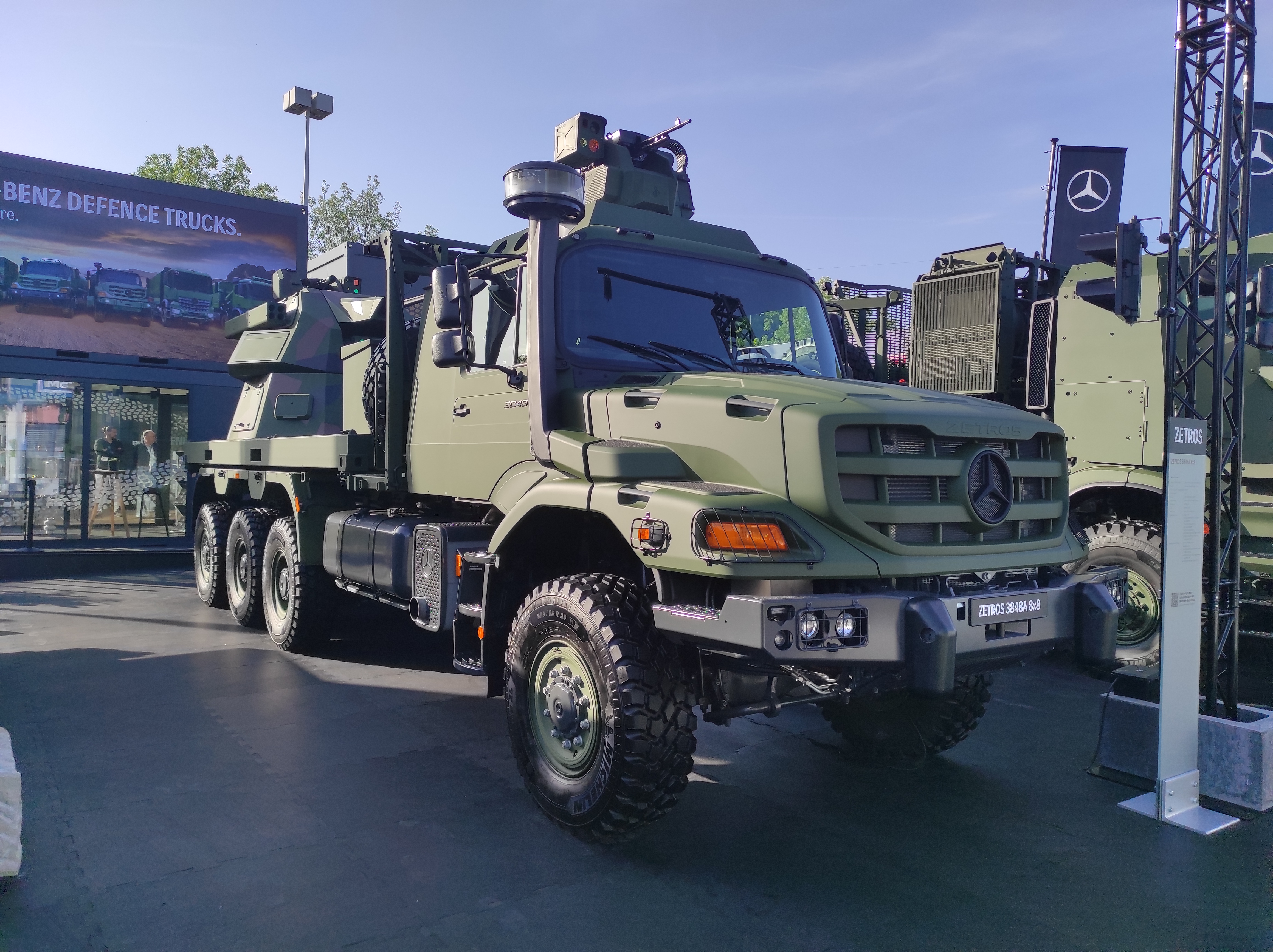 Read more about the article Eurosatory – Mercedes Zetros 3848A 8×8
