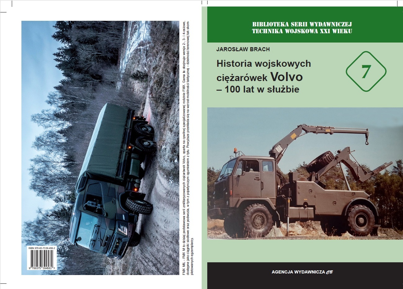 Read more about the article Kolejna monografia z Agencji Wydawniczej CB poświęcona pojazdom wojskowym – Historia wojskowych ciężarówek Volvo – 100 lat w służbie