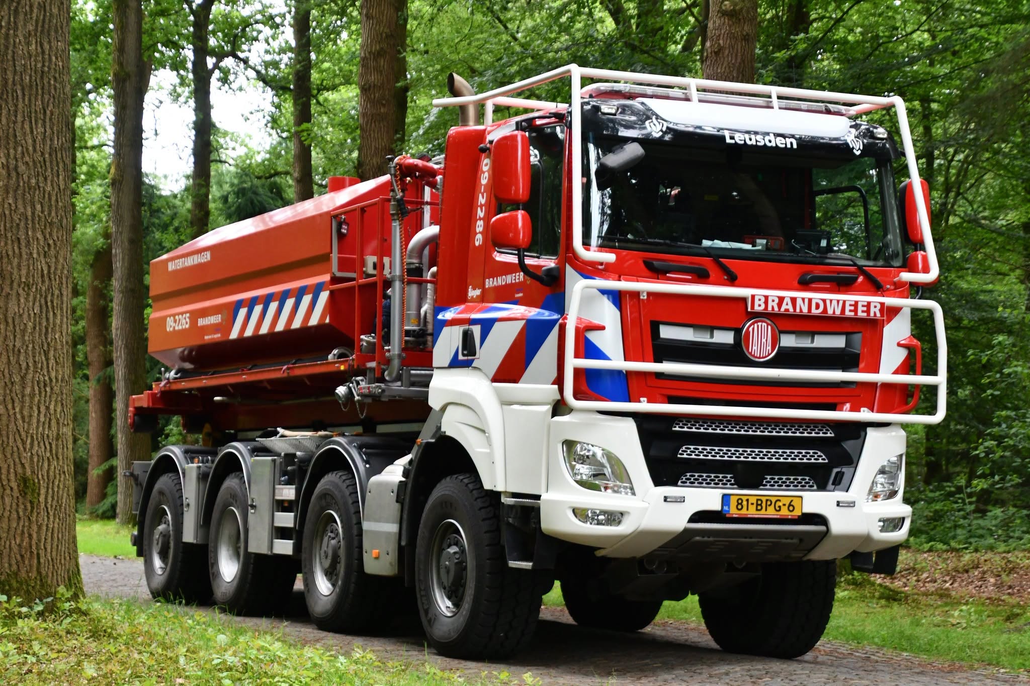 Read more about the article TATRA PHOENIX 8×8 we flocie straży pożarnej Brandweer Leusden