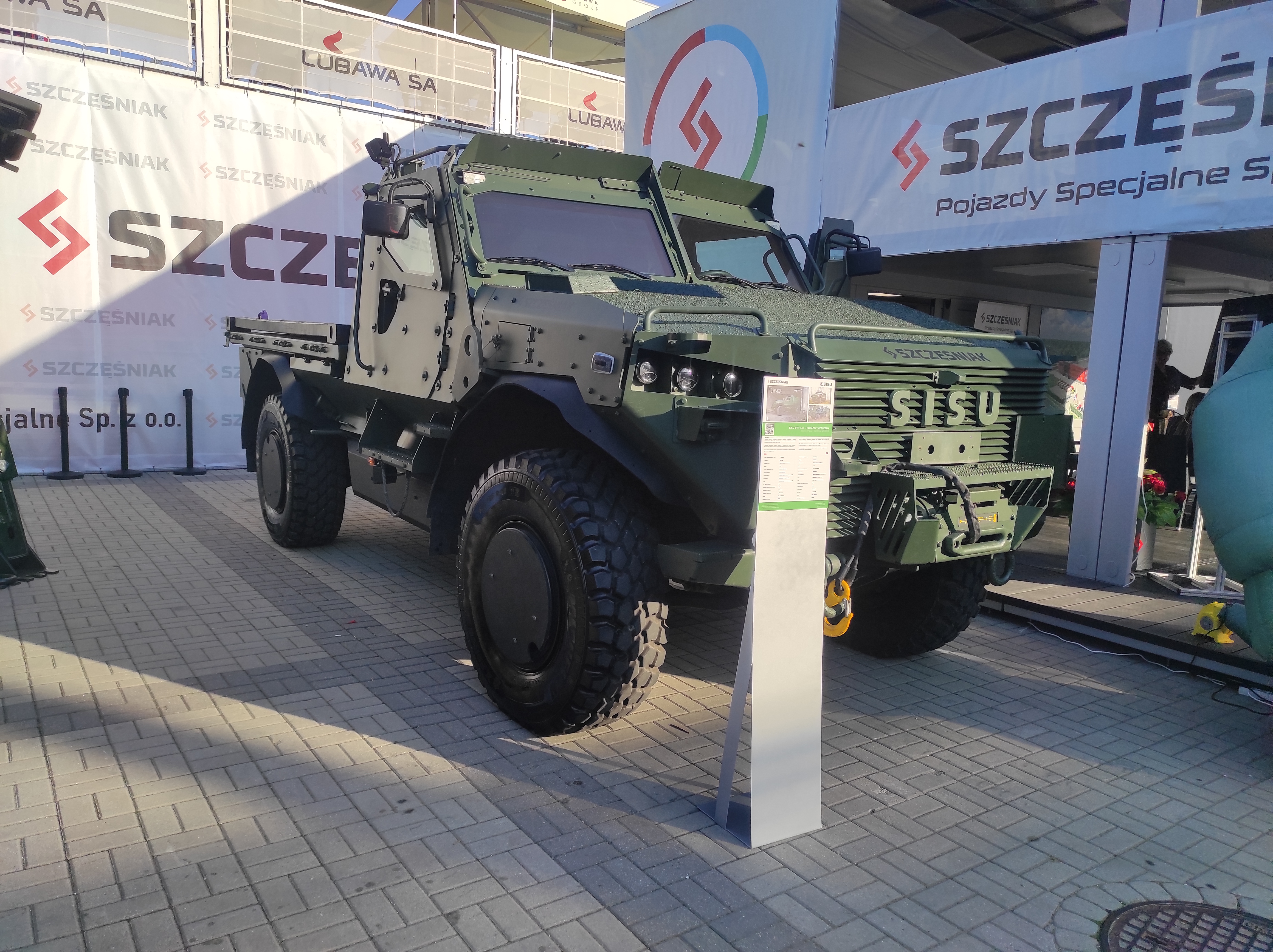 Read more about the article Sisu GTP 4×4 na stoisku Szczęśniak PS